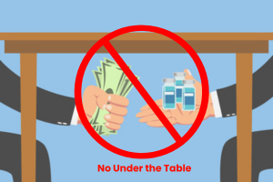 no under the table